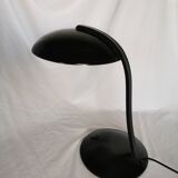 Mushroom lamp in black lacquered steel model Z290, Veneta Lumi, Italy, 1980