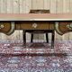 Regency style desk and armchair from the Napoleon III period - late 19th century