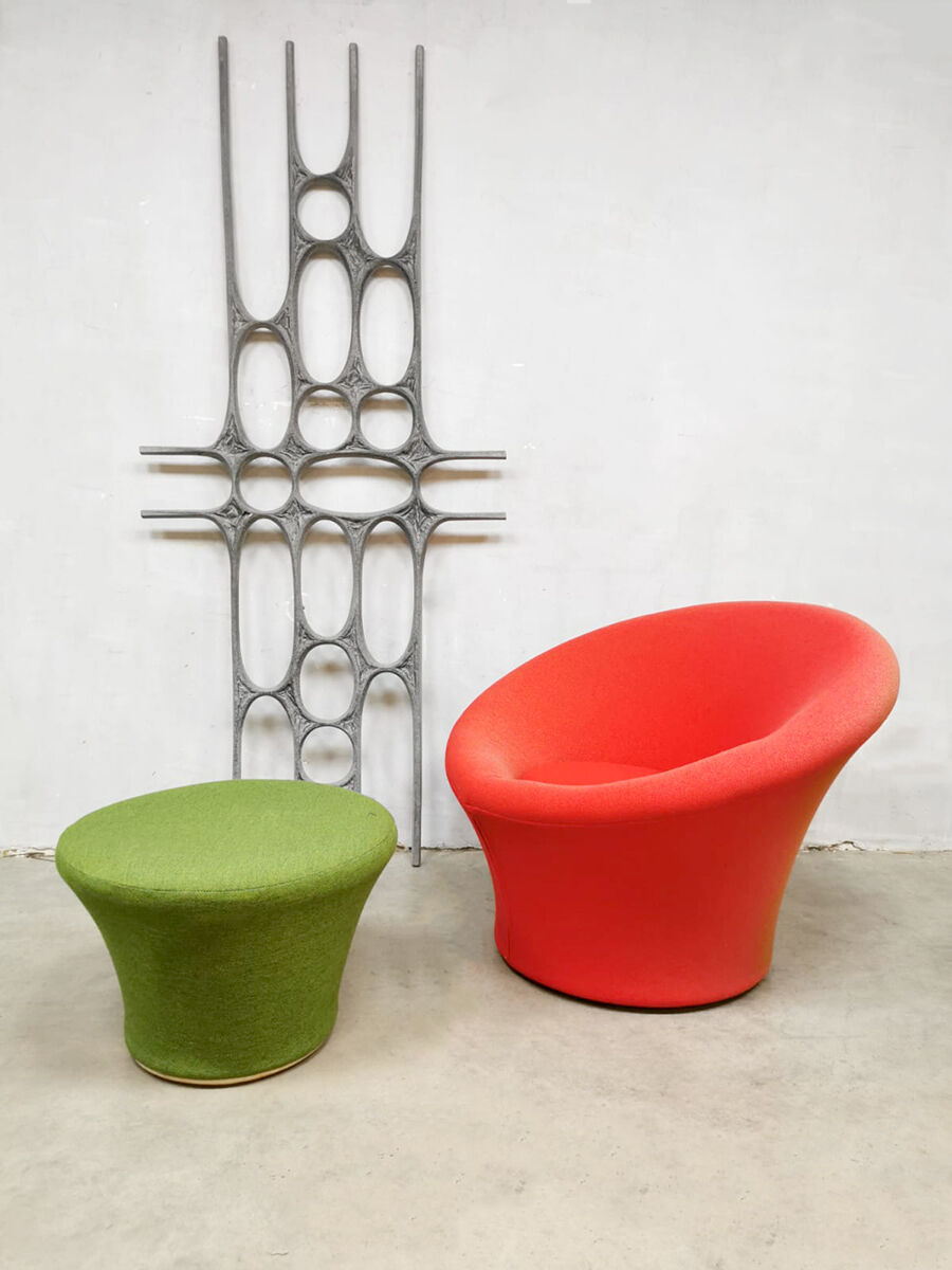 Dutch design Mushroom Ottoman by Pierre Paulin F561 green for  Artifort