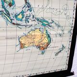Educational map “the types of landscapes of the earth”