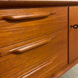 MidCentury Teak Sideboard by Heinrich Riestenpatt 1960s