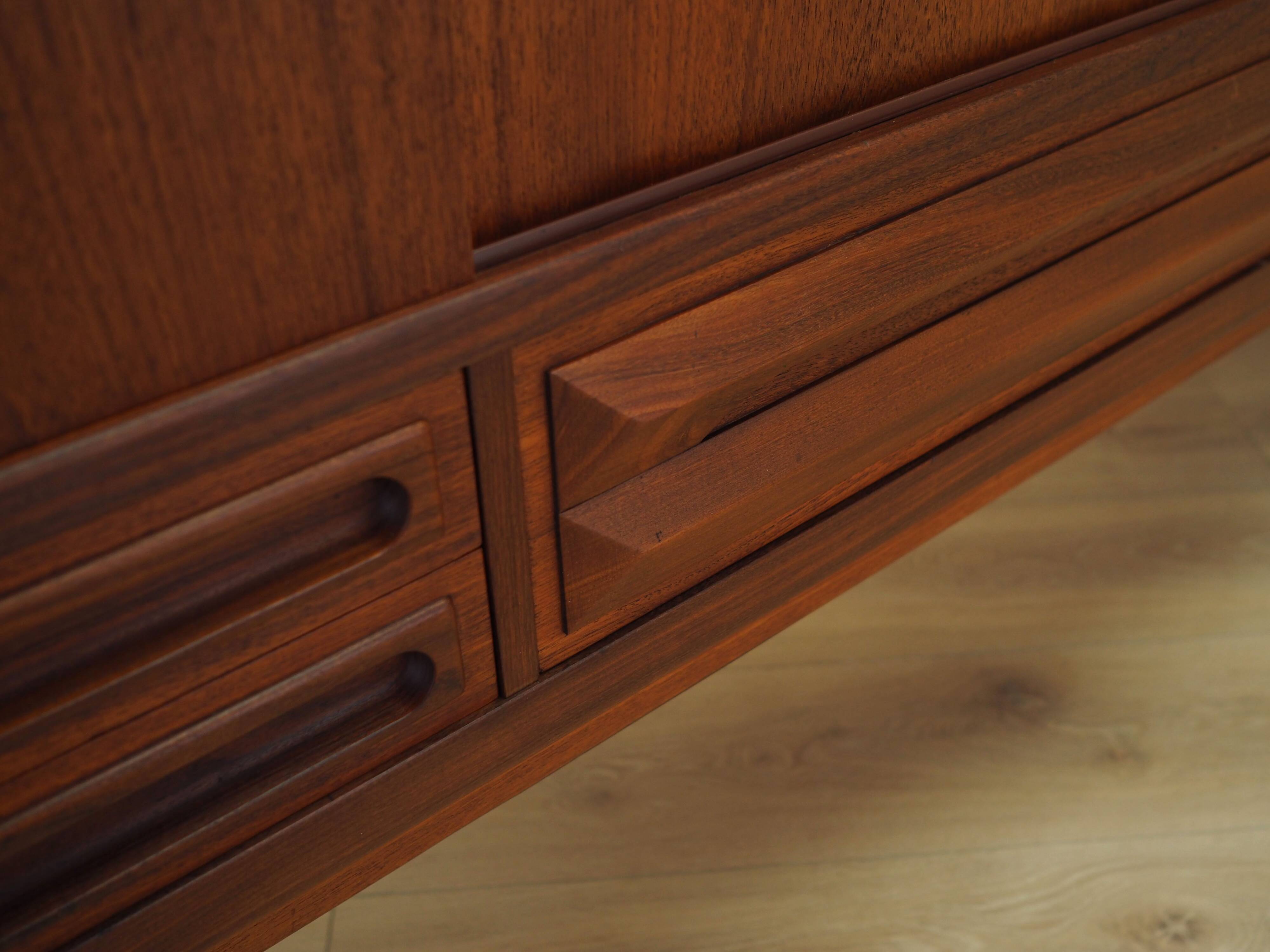 Teak highboard, Danish design, 1960s, production: Denmark