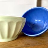 2 enamelled ceramic bowls