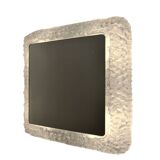 Luminous backlit lucite mirror, 1960