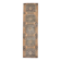 3x9 Mustard Light Blue Turkish Runner Rug 79x280Cm
