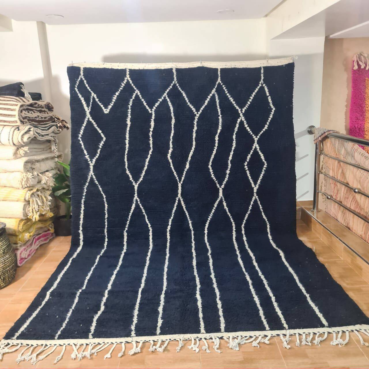Berber mrirt handmade wool rug 300 X 200 CM