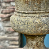 Grand vase en fonte