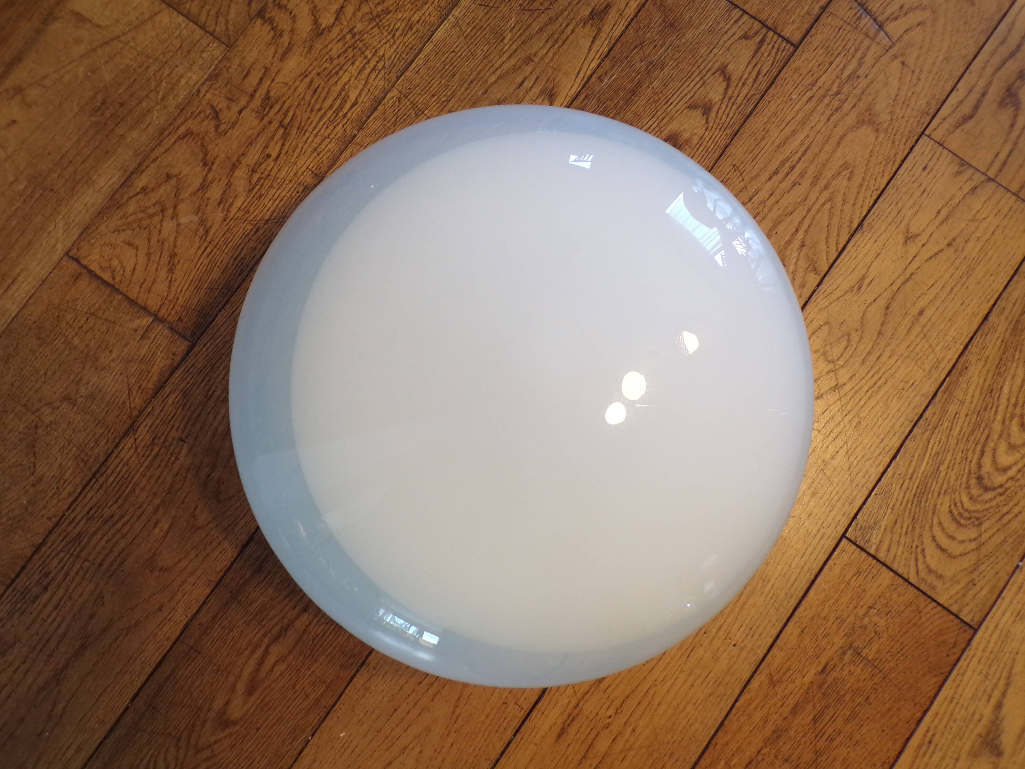 Leucos mushroom ceiling light in Murano glass Ø36cm
