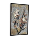 Swedish Stone work on Panel “Äppelblom” By Olga Aue‑Birkfeldt, Framed 52×32cm
