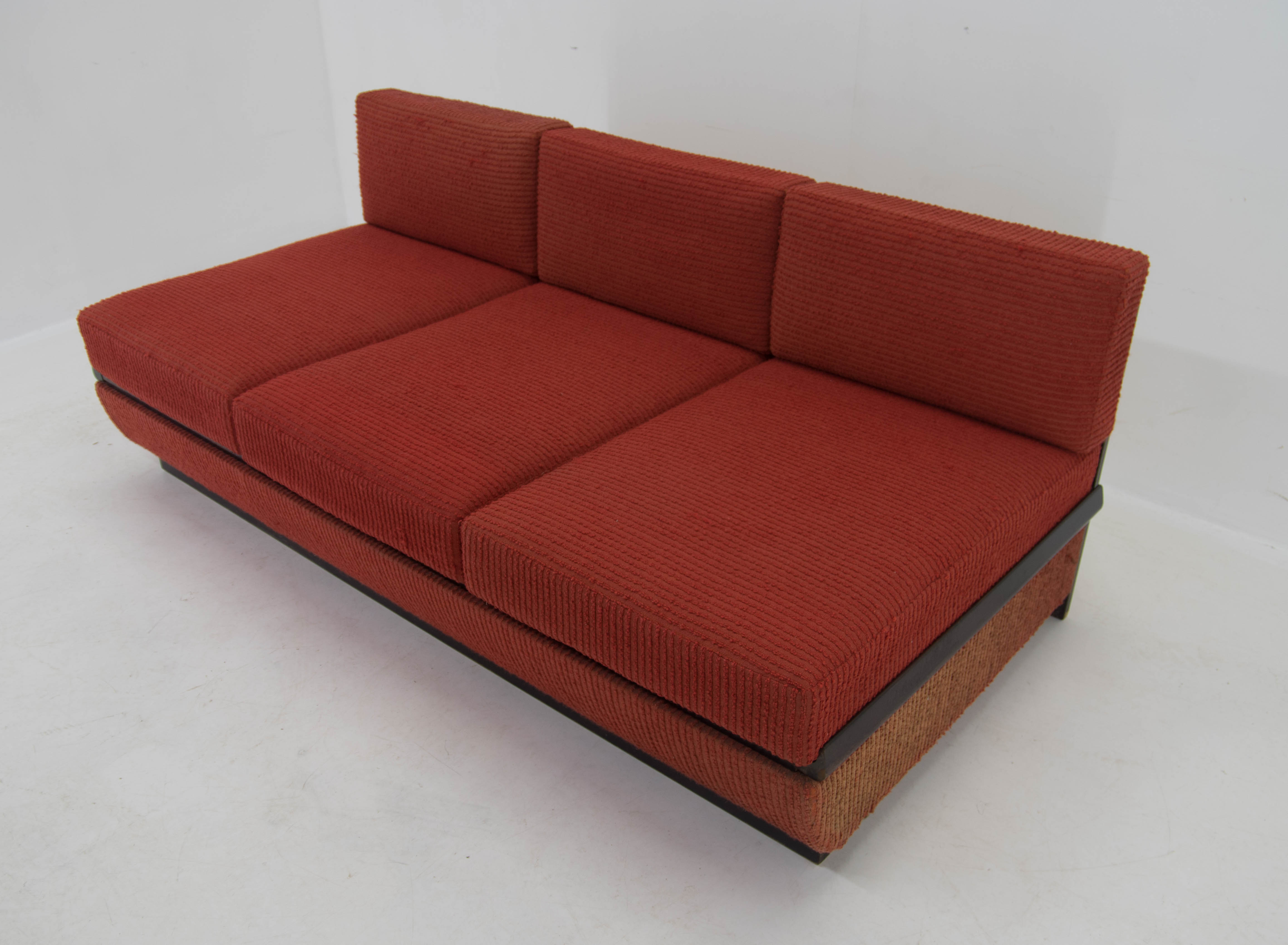 1950s Jindřich Halabala Sofa or Bed for UP Závody, Czechoslovakia