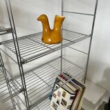 Old modular metal shelf vintage bookcase 10 design shelves from the 80s