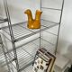 Old modular metal shelf vintage bookcase 10 design shelves from the 80s