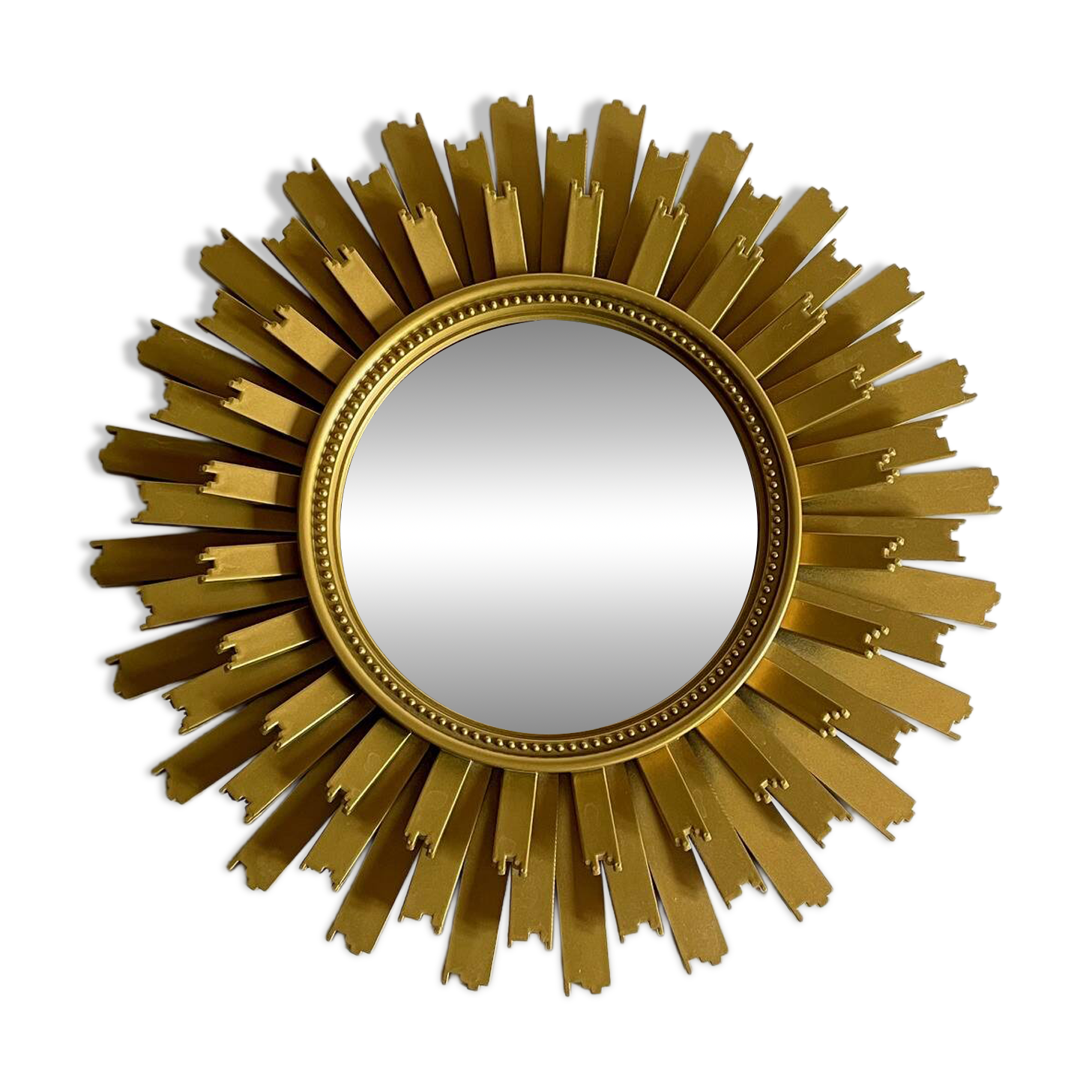 Vintage Style Golden Sun Mirror