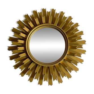 MIROIR Soleil Doré Style VINTAGE