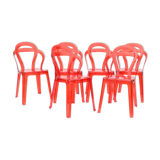 6 Titi chairs by Roberto Semprini