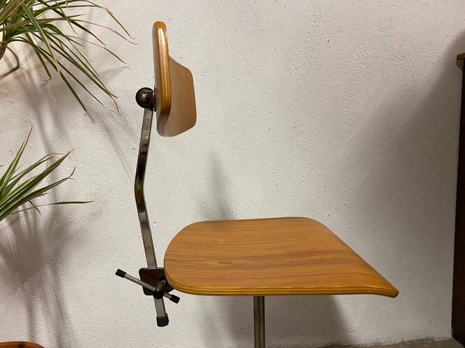Chaise de bureau danois labofa vintage  1970s