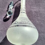 19th century muslin glass carafe