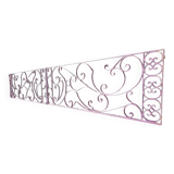 Barrier, wrought iron railing