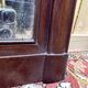 Art Deco period walnut mirror