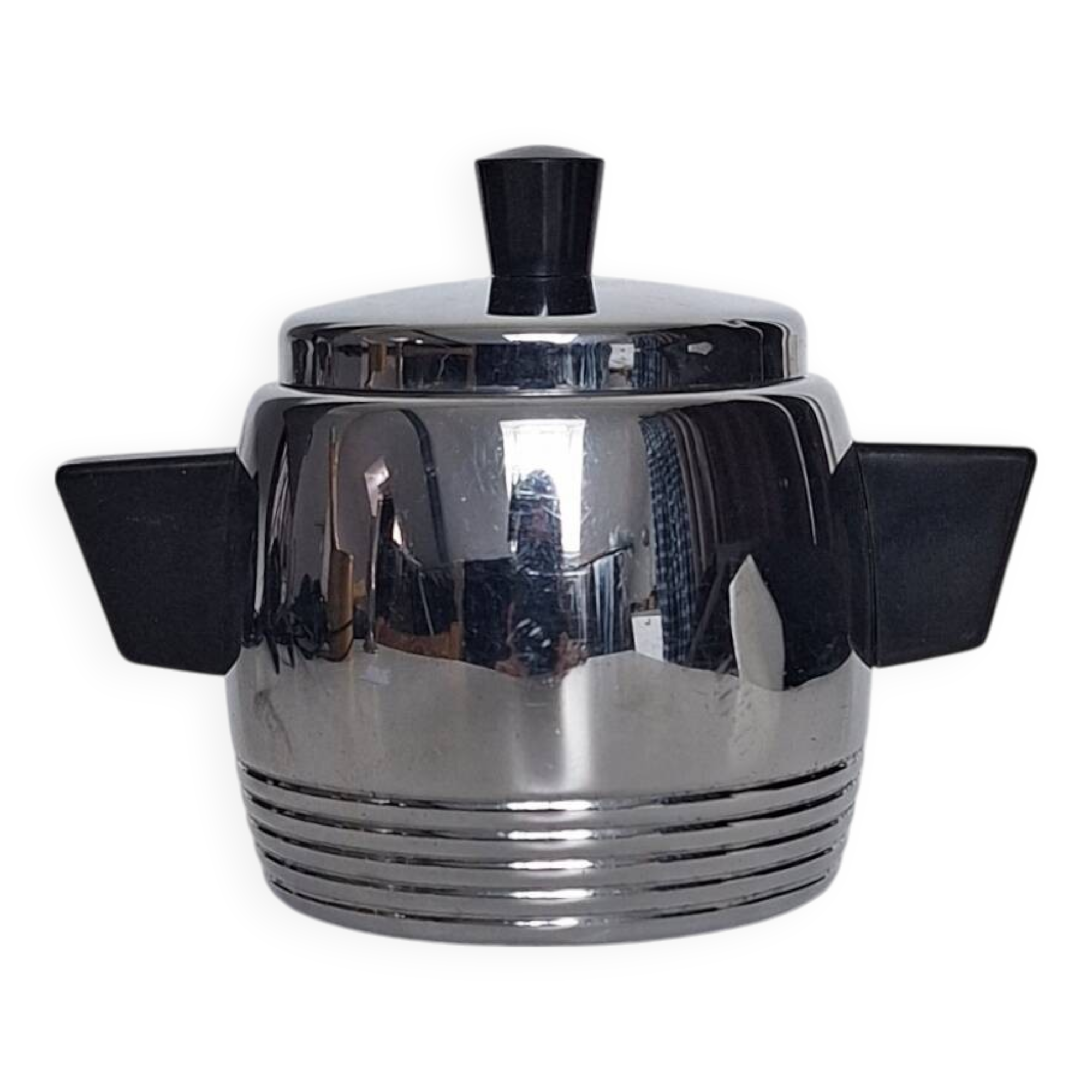 Small metal sugar bowl