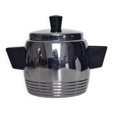 Petit pot sucrier en métal