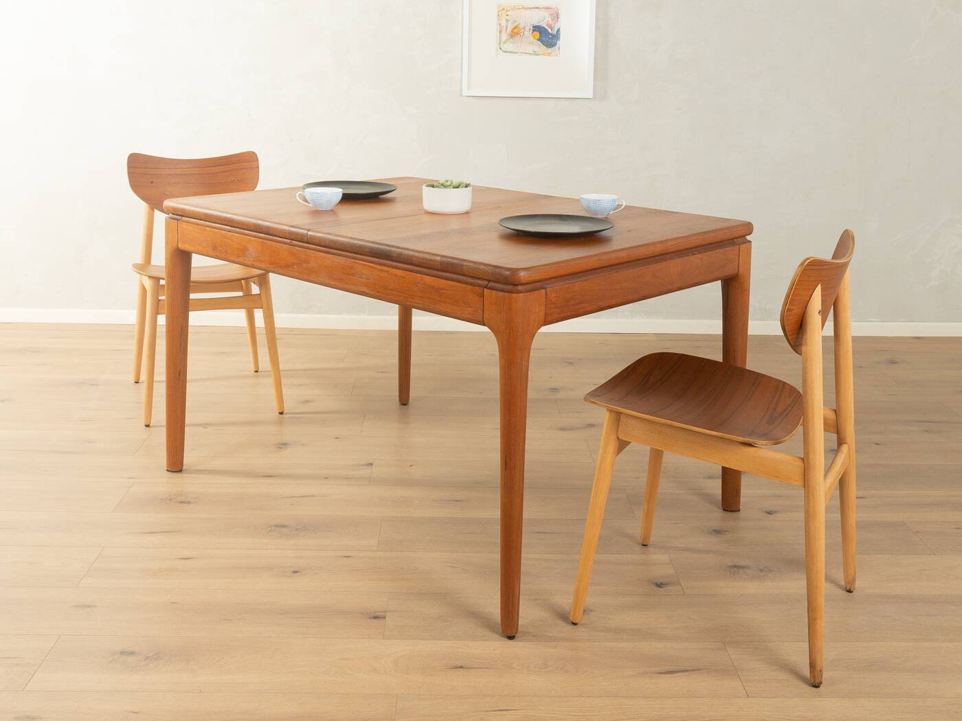 Glostrup Møbelfabrik | Grete Jalk – Extendable dining table, 1960s, teak