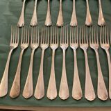 Set of 11 forks and 11 spoons Christofle Japan model