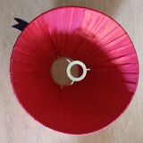 Pink moiré lampshade