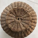 Wicker lampshade