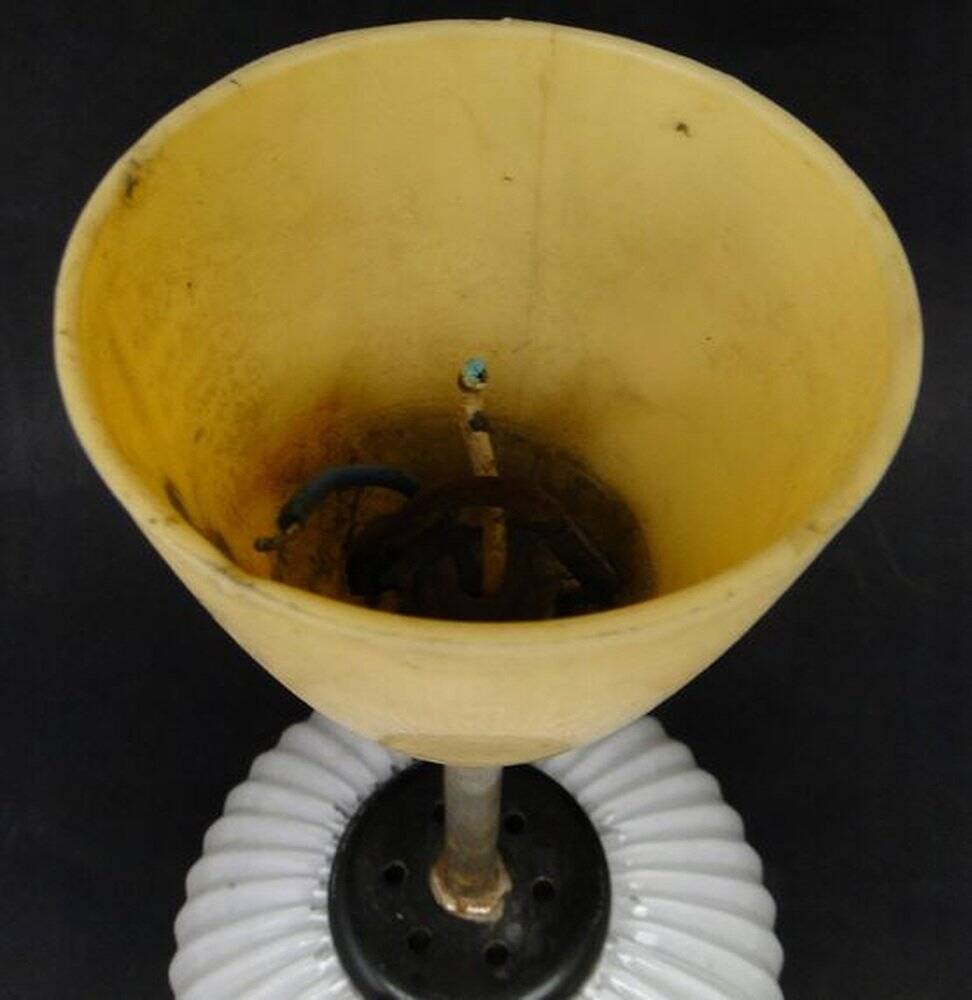 Pop art style pendant lamp, Poland, 1970s