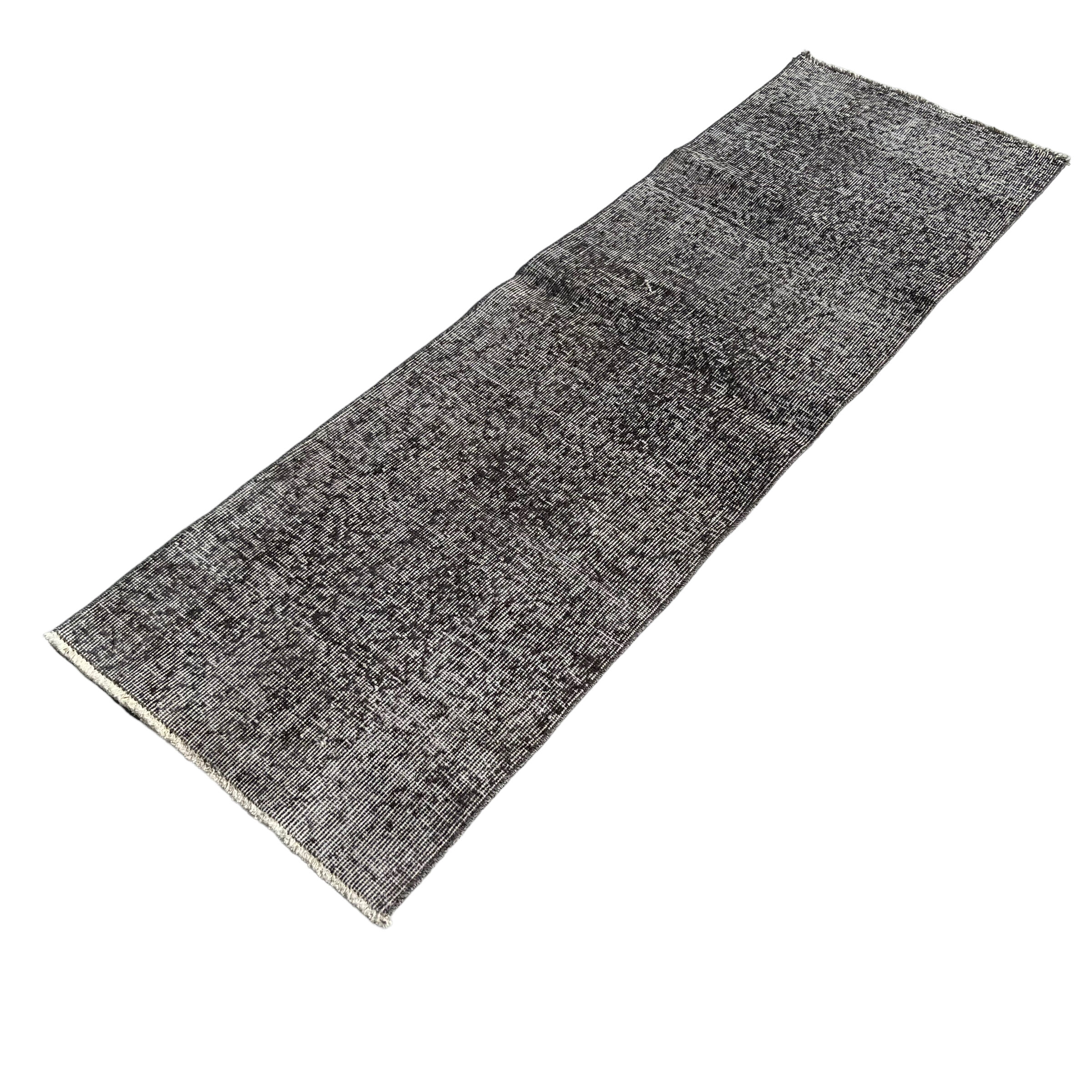 Vintage distressed turkish rug runner, 186 x 60 cm