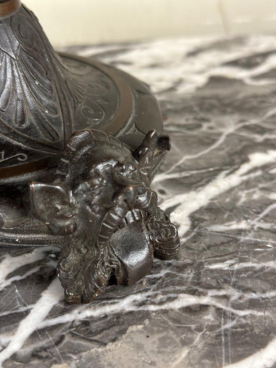 Vase en bronze dans le goût de l’antique, France vers 1880