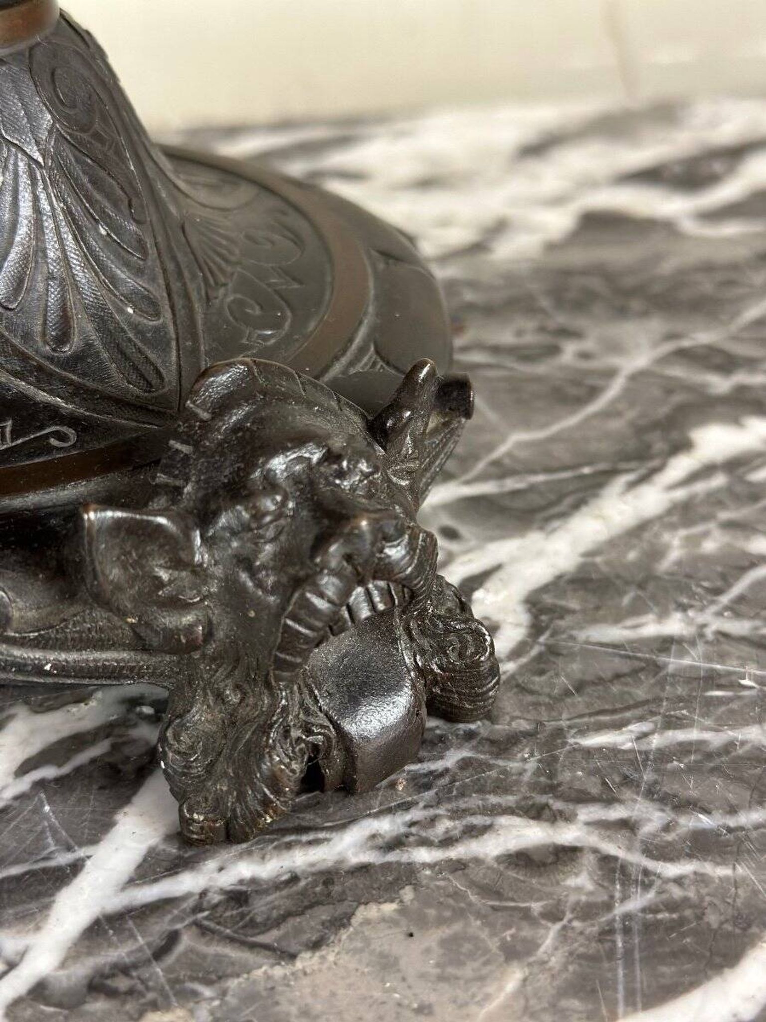Bronze vase in the antique style, France circa 1880.