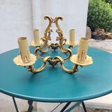 Pair of two-branched wall lights