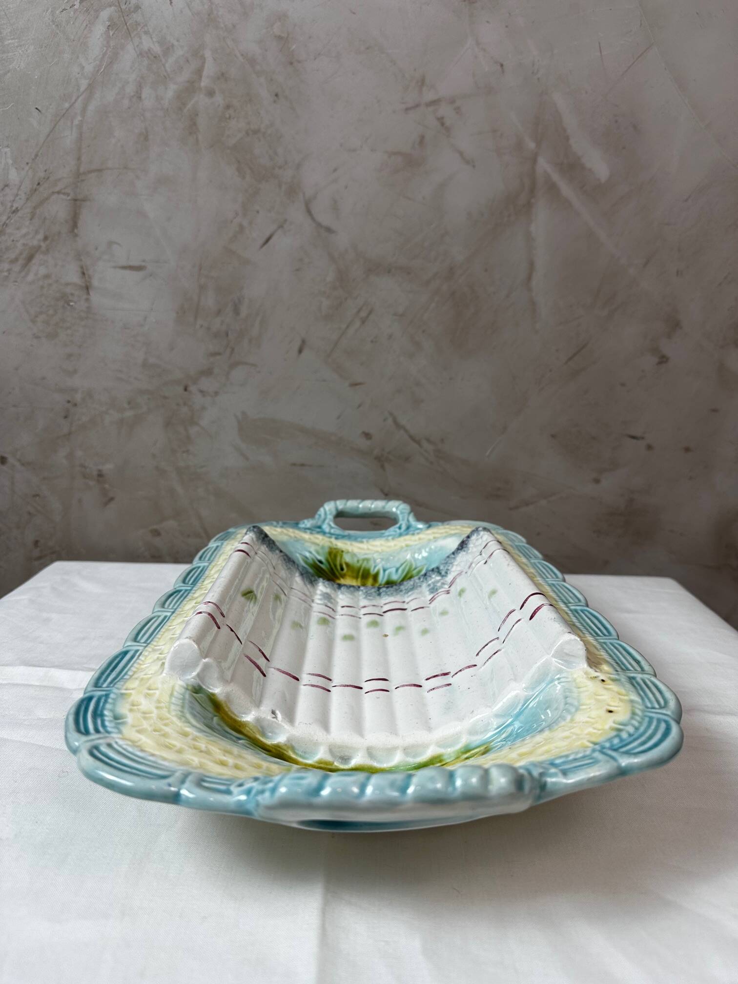 Asparagus dish with a sauce