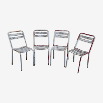 Tolix t2 chairs by Xavier Pauchard