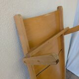 Vintage Folding Wooden Daybed /by Niko Kralj for Stol Kamnik / 1970s