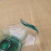 Italian glass candle holder