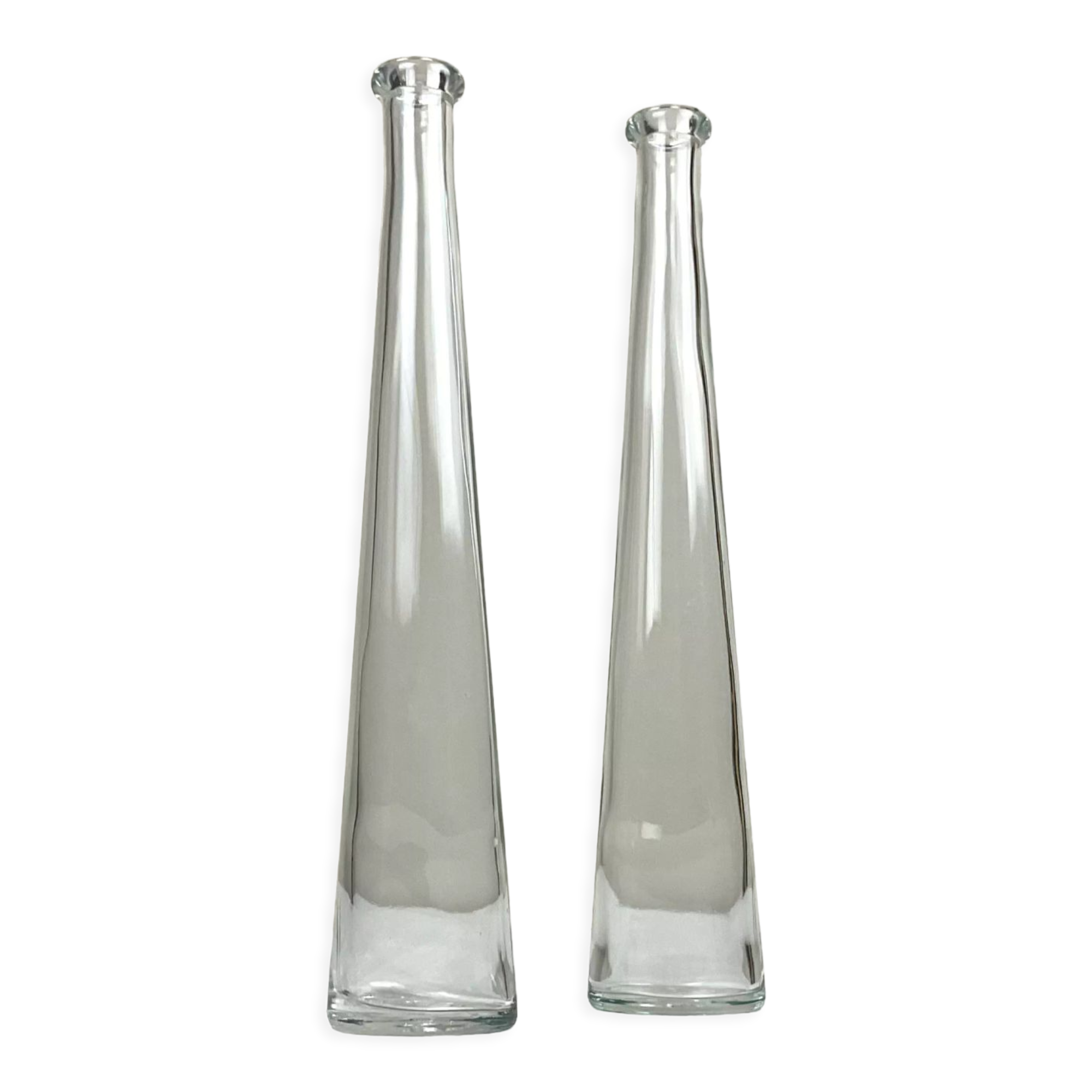 Pair of glass bottles 20 cl