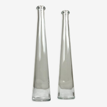 Pair of glass bottles 20 cl