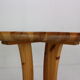 Round Solid Pinewood Dinning Table, 1970's Denmark