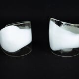 La Murrina, pair of Murano glass table lamps. Italy 1970s