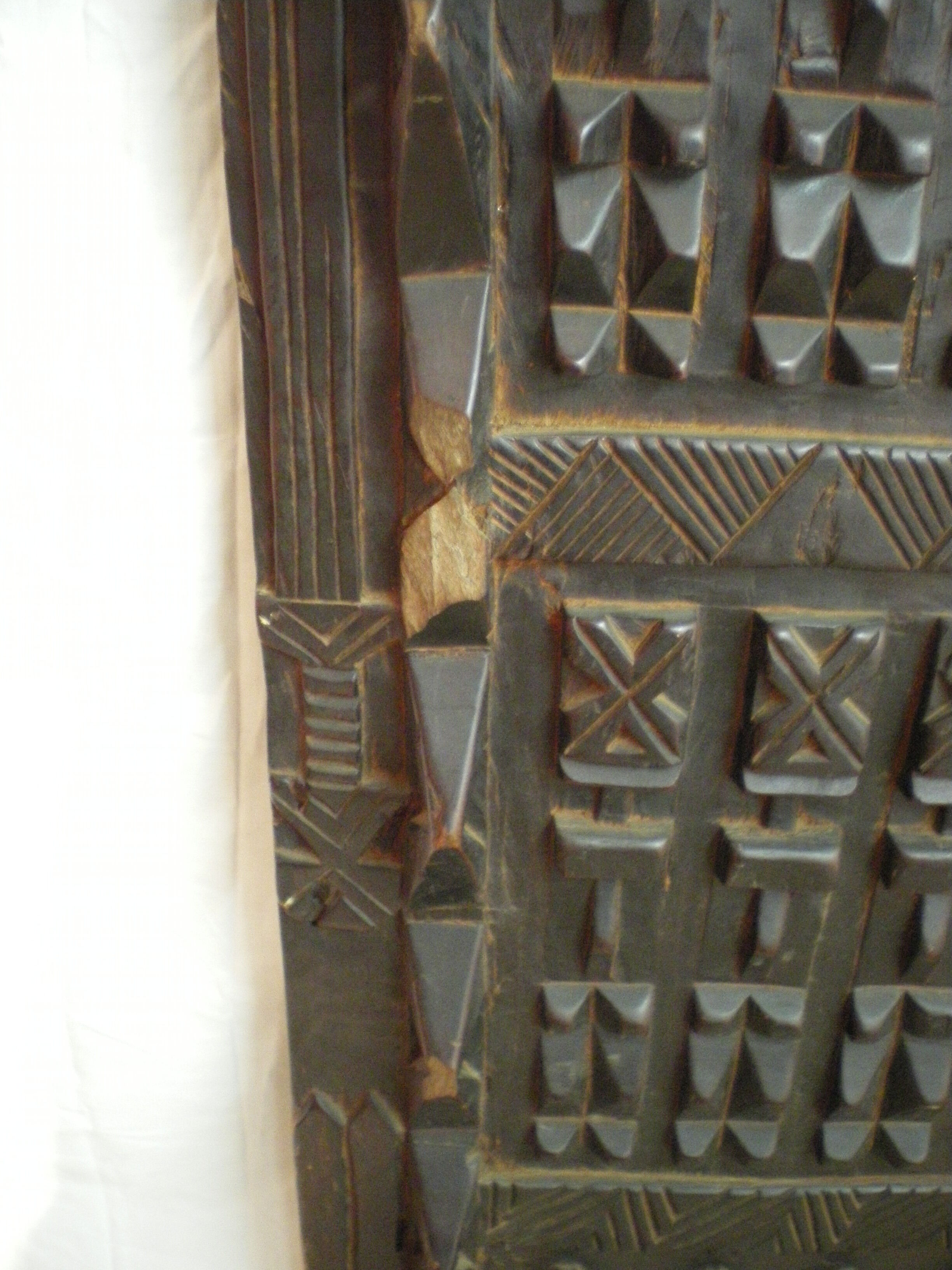 Old Dogon attic door