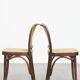 Ensemble de 2 chaises de bistrot avec structure en bois