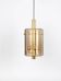 Large lantern-shaped pendant light with glass shade by Limburg, Germany, 1960s.