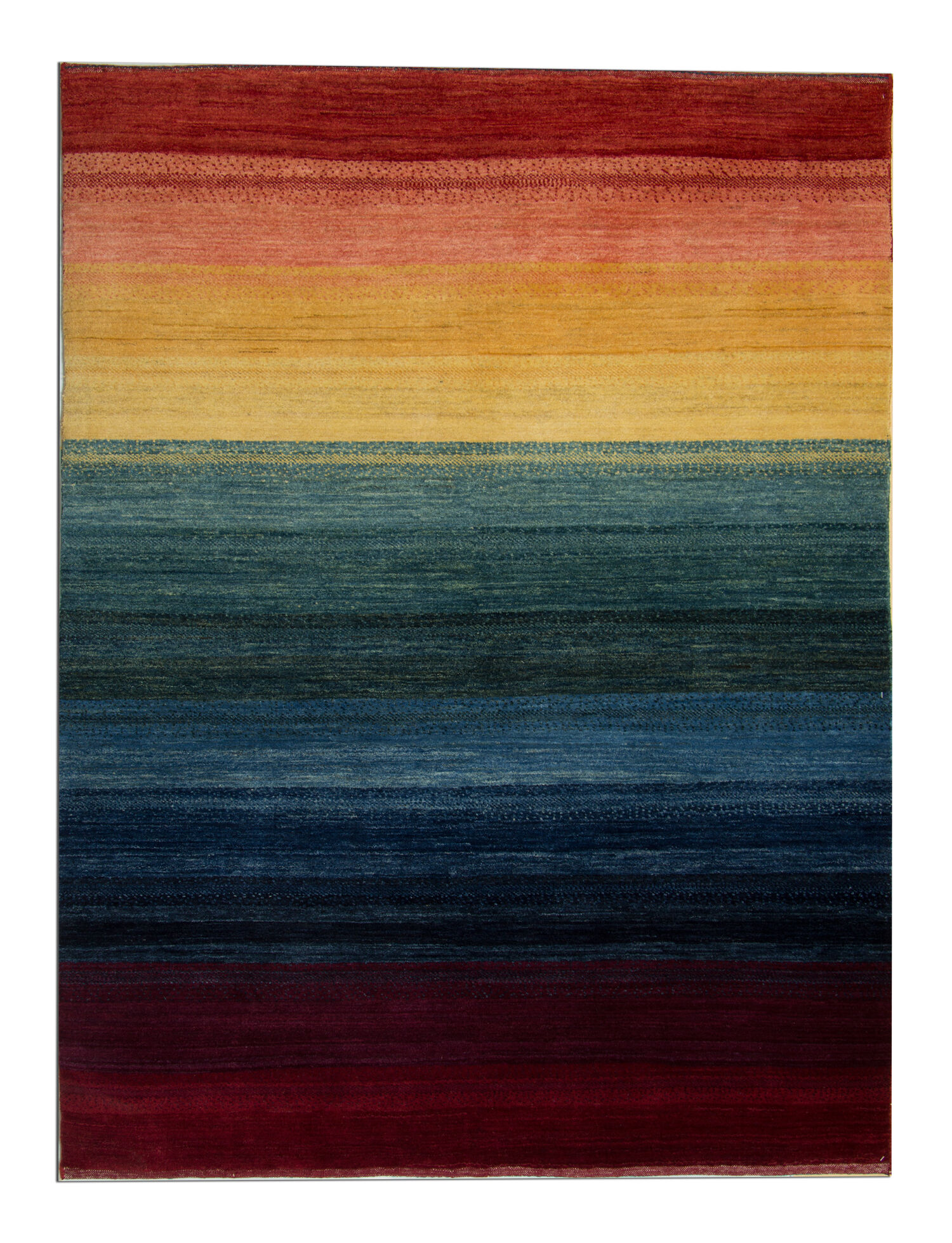 Rainbow Rug Modern Multicoloured Carpet