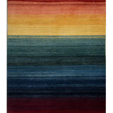 Rainbow Rug Modern Multicoloured Carpet