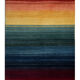 Rainbow Rug Modern Multicoloured Carpet