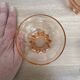 Set of 6 pink star luminarc cups