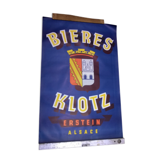 Old Klotz beer poster